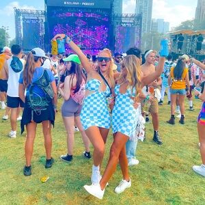 Declaration Mini Dress Blue